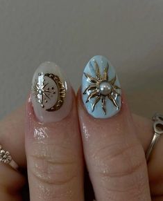 Sun Nails, Boho Nails, Hello Nails, Moon Nails, Fire Nails, Fancy Nails, Chic Nails