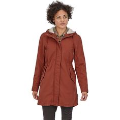 Patagonia Cotton Outdoor Outerwear, Patagonia Cotton Outerwear For Outdoor, Casual Insulated Parka For Fall, Patagonia Winter Cotton Outerwear, Patagonia Cotton Outerwear For Fall, Patagonia Cotton Outerwear For Winter, Brown Utility Parka For Winter, Patagonia Fleece-lined Outerwear For Fall, Patagonia Brown Outerwear For Outdoor Activities