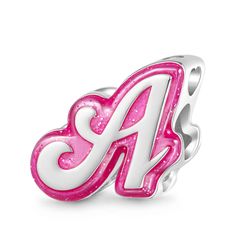 Check this out from gnoce! Barbie Pink Letter Charm Trendy Personalized Silver Charms, Personalized Pink Sterling Silver Charms, Basic Bracelet, Baby Movie, Birthday Packages, The Wonderful Wizard Of Oz, Pink Letter, Kids Bracelets, Moon Collection