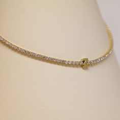 Tennis Letter Necklace Crystal Initial Name Custom Waterway Choker with Cz Stones Silver 14K Gold Plated Personalized Family Surname Jewelry Initial Name, Necklace Crystal, Name Jewelry, Letter Necklace, Personalized Family, Cz Stone, Name Necklace, Choker, Initials