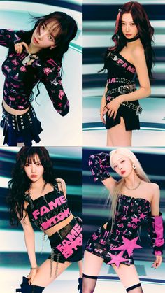 Kpop Idol Stage Outfits, Iconic Stage Outfits, Female Inspiration, Concert Fits, Whiplash, Futuristic Fashion, Hot Mess, Photoshoot Outfits, Pink Outfits