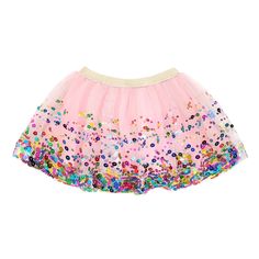 Pink Confetti Tutu – Sweet Wink Lavender Confetti, Multicolor Sequins, Kids Tutu, Girl Tutu Skirt, Pink Confetti, Baby Tutu, Tulle Tutu, Pink Tulle, Tutus For Girls