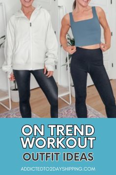 Discover the latest Women's Fashion trends with this guide to Athleisure and Activewear outfits. Perfect for casual days or workouts, these trendy styles blend comfort and functionality. Explore outfit inspiration that makes transitioning from the gym to everyday activities seamless and stylish. Fashionable Activewear, Cute Athletic Outfits, Modern Womens Fashion, Sports Bra And Leggings, Cute Leggings, Activewear Fashion, Athleisure Outfits, Workout Outfit, Active Wear Outfits