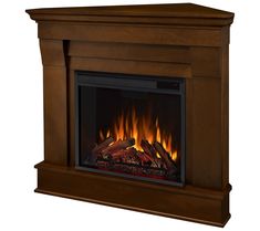 an image of a fireplace with fire in it