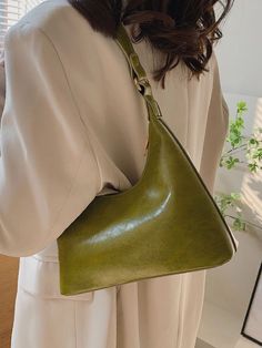 OrcaJump - Minimalist Vintage Design Bucket Bag - Bolsos bandolera para mujer Minimalist Vintage, Mode Ootd, Fall Fits, Elegantes Outfit, Bag Trends, Green Pattern, Small Handbags, Mode Inspiration