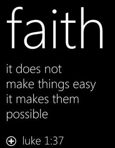 a black and white photo with the words faith on it