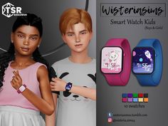 The Sims Resource - Smart Watch Kids Little Sims, Sims 4 Toddler Clothes, Sims Baby, Sims 4 Cc Kids Clothing, The Sims 4 Pc