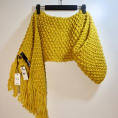 Beautiful Fluffy Woven Scarf Never Worn And Perfect For The Winter Season! Woven Scarf, Yellow Scarf, Gold Yellow, Winter Season, The Winter, Scarf Wrap, Hand Woven, Scarf Accessory, Hand Weaving