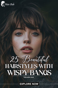 Feel fabulous with wispy bangs. Perfect for a soft, feminine look!