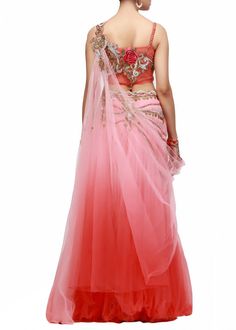 This lehenga is in dual shade of pink. This lehenga choli is really a beautiful piece of art. Choli of this lehenga have zarodozi work while waistline of lehenga is also have same work on it. Inner layer of lehenga is of satin silk. Dupatta is also of net fabric having four-sided border Bollywood Wedding Dress, Indian Designer Lehenga, Pink Lehenga Choli, Indian Wedding Sari, Designer Bridal Lehenga Choli, Black Lehenga, Indian Lehenga Choli, Curated Outfit, Designer Bridal Lehenga