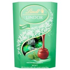 lindil lindor minty mint chocolate candy