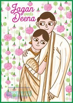 Kerala Syrian Wedding Invitation - Bride & Groom Collection. Explore the complete invitation at www.scdbalaji.com   #cutecouple #Shaadi #cuteinvitation #indianwedding #keralawedding #bride #groom #savethedate #cute #IndianIllustrator #invitationideas #invitationillustration #illustrationinspiration #characterdesign #mallu #malluwedding #coimbatoreillustrator #coimbatoregraphicdesign #weddingstationery #weddingcard #weddinginspiration #christianwedding #SCDBalaji Groom Collection, Indian Invitation Cards