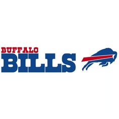 the buffalo bills logo on a white background