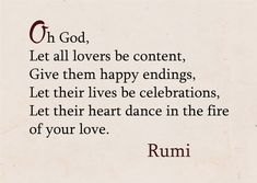 rumi quote about love on white background