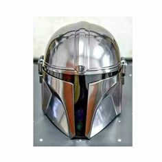 NEW THE MANDALORIAN COSPLAY PREMIUM STEEL HELMET REPLICA STAR WARS Mandalorian Without Helmet, Star Wars Mandalorian Helmet, 300 Leonidas, Boba Fett Mandalorian, Armor Helmet, Boba Fett Helmet, Star Wars Helmet, Mandalorian Helmet, Medieval Helmets