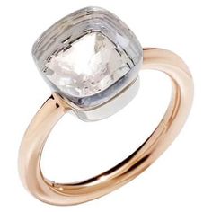 REFERENCE: PAA1100O6000000TB Brand: Pomellato Type: Jewellery Sub Type: Ring Condition: NEW Ring Size : 54 Stones: WHITE TOPAZ Model: NUDO Material: ROSE GOLD Size: 54 Gender: LADIES Pomellato Ring, White Gold Set, Modern Ring, Diamond Rings Bands, Classic Ring, Ring Size Guide, Topaz Ring, Unique Engagement Rings, White Topaz