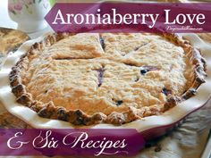 a pie sitting on top of a wooden table