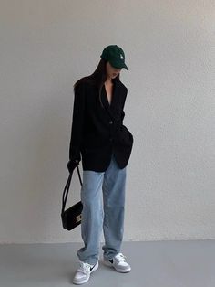 K Fashion, Elegante Casual, Mode Inspo, Blazer Outfits, 가을 패션, Mode Vintage, Korean Outfits, Casual Style Outfits, Mode Inspiration