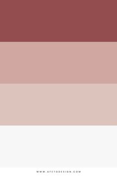 the color palette is in shades of red, pink and brown