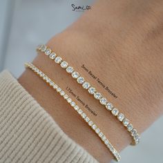 Minimalist Stackable Adjustable Tennis Bracelet, Minimalist Adjustable Stackable Tennis Bracelet, Dainty Adjustable Diamond Bracelet With Vvs Clarity, Minimalist Cubic Zirconia Tennis Bracelet, Minimalist Adjustable Tennis Bracelet For Wedding, Tennis Bracelet Gold, Gold Tennis Bracelet, Sparkly Bracelets, Bracelet Tennis