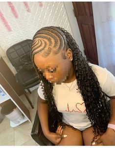 Half lemonade half knotless braids Pineapple Braids, Half Knotless Braids, Cornrows With Box Braids, Lemonade Braids Hairstyles, Quick Braids, Black Ponytail, Parting Hair, Lemonade Braids, Braided Hairstyles For Black Women Cornrows