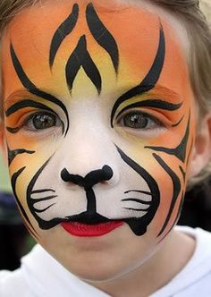 Bodysuit Tattoos, Face Painting Halloween, Boy Face, Tiger Face, Face Painting Designs, Kids Makeup