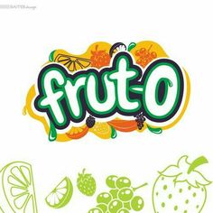 the word fruito is surrounded by various fruits