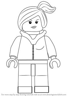 the lego girl coloring pages for kids