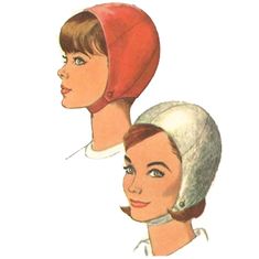 PDF 1960's Sewing Pattern: Mod Ladies Hat Helmet | Etsy Vintage Hats With Adjustable Ear Flaps, White Fitted Vintage Bonnet, Vintage Fitted Bonnet For Costume, 1960s Patterns, Pattern Grading, 1950s Sewing Patterns, Ladies Hats, Helmet Hat, Ladies Hat