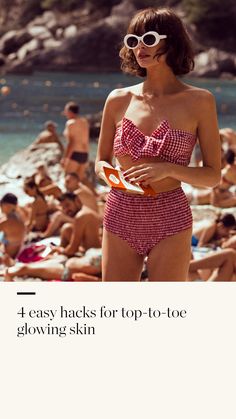 4 Easy Hacks For Glowing Summer Skin Taylor Lashae, Look Retro, Retro Summer, Italian Summer, Gwyneth Paltrow, Hippie Chic, Inspiration Mode, Luhan, Retro Stil