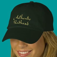 Authentic Redhead Irish Embroidered Cap. Embroidered Cap, Embroidered Caps, Embroidered Hats, Caps Hats, Trucker Hat, Baseball Hats, Created By, Stars, Hats