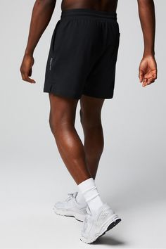 The Cloud Jersey Short FL2 black male Activewear >> Mens >> Bottom >> Shorts >> Un-lined Shorts Cloud Jersey regular 4-Way Stretch/Anti-Static/Breathable/Buttery Soft/Lightweight Feel/Moisture-Wicking/Pockets/UPF 50 /Zip Pockets Black Relaxed Fit Bottoms For Training, Black Bottoms With 5-inch Inseam And Relaxed Fit, Mens Athletic Shorts, Warrior 1, Kate Hudson, Gym Shorts, Complete Outfits, The Cloud, Man Running