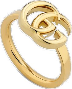 Italian Ring, Gucci Ring, Gucci Rings, Gucci Jewelry, 18k Gold Ring, Yellow Gold Ring, Stylish Accessories, Yellow Gold Rings, Gold Bands