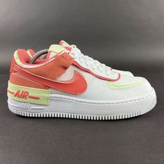 Nike Women's Air Force 1 Shadow White Magic Ember Shoes Ci0919-110 Size 11 Shoes Are New And Unworn, However Have Minor Cosmetic Flaws (Yellow Markings On Front Of Both Shoes). Please See Photos For A Full Description. New Without Box. Follow Us! We List Lots Of New Shoes And Athletic Wear Daily! We Package All Items Carefully And Box Ship Asap. Sporty White Nike Air Force 1 For Spring, White Nike Air Force 1 For Spring Sports, Casual Orange Low-top Nike Air Force 1, Casual Low-top Nike Air Force 1, Nike Air Force 1 For Spring Sports, Nike Air Force 1 For Sports, Spring Nike Air Force 1 Sports Shoes, Spring Nike Air Force 1 For Sports, White Nike Air Force 1 Lace-up For Spring