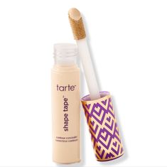 *** Full Size *** Iconic & Best-Seller! Tarte Shape Tape Contour Face Concealer. Shade: 12n Fair Neutral (Fair Skin With A Balance Of Warm And Cool Undertones) Full Description In Photos. Brand New, Never Used Or Opened. Tarte Concealer, Tape Face, Tarte Shape Tape, Shape Tape, Makeup Concealer, Too Faced Concealer, Face Contouring, Cool Undertones, Fair Skin