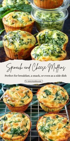 spinach and cheese muffins recipe