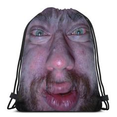 Sam HYD-E Face Meme Drawstring Bags Sport Gym Backpacks Storage Goodie Cinch Bag (As an Amazon Associate I earn from qualifying purchases) Really Funny Pictures, Haha Funny, Very Funny, Reaction Pics, Mood Pics, Funny Images, Really Funny