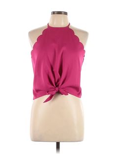 Shein Sleeveless Blouse Size: Large Tops - used. 97% POLYESTER, 3% SPANDEX | Shein Sleeveless Blouse: Pink Tops - Size Large Stretch Sleeveless Halter Top For Beach, Spring Sleeveless Halter Top, Sleeveless Pink Blouse For Vacation, Sleeveless Stretch Blouse For Vacation, Stretch Sleeveless Beach Blouse, Sleeveless Stretch Blouse For Beach, Stretch Sleeveless Blouse For The Beach, Pink Sleeveless Halter Top For Spring, Summer Sleeveless Party Blouse