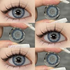 Light Blue Eye Contacts, Makeup Brown Eyes, Blue Contact Lenses, Makeup Brown, Natural Contact Lenses, Brown Contact Lenses, Natural Color Contacts, Contacts Lenses, Contact Lenses Case