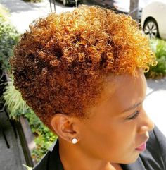 Short Golden Blonde Natural Hairstyle Short Natural Hair Styles For Black Women Over 40, Natural Short Afro Hairstyles, African American Short Natural Hairstyle, Short Afro Haircuts For Women, Curly Tapered Natural Hair, Natural Twa Hairstyles For Black Women, Tapered Natural Hair For Black Women, My Pins Saved Boards Hair, Female Low Cut Hairstyles