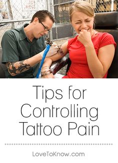 A new tattoo is a big deal - and pain is an inescapable part of that deal. Although many people believe that pain is an important part of getting a tattoo, controlling pain can make the experience the positive one you anticipate, not a grit-your-teeth torture-test. | Tips for Controlling Tattoo Pain from #LoveToKnow Cover Ups Tattoo, Test Tips, Cream Tattoo, Tattoo Diy, Tattoo Techniques, Ring Finger Tattoos, Tattoo Prices