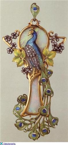 Russian art nouveaux | jan 11 12 21 notes tagged art art nouveau gold jewelry modern peaock ... Henri Vever, Art Nouveau Peacock, Bijoux Art Deco, Peacock Jewelry, Bijoux Art Nouveau, Art Nouveau Pendant, Peacock Art, Art Nouveau Jewelry