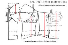 the measurements for a cropped shirt