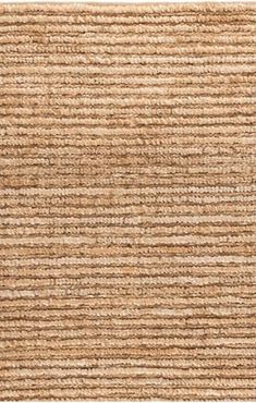 an area rug made out of jute