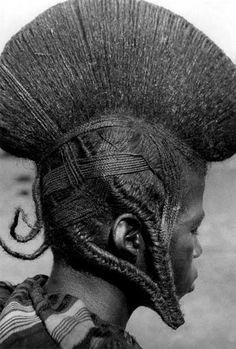 Fulani hairstyle, Burkina Faso Traditional Hairstyle, Afrikaanse Kunst, African Hair, African People, African History, Vintage Portraits, African Culture, World Cultures