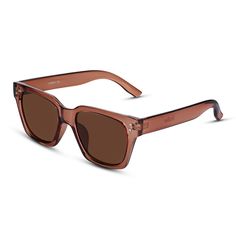 Update your summer look in an instant with this bewitching pair of sunglasses. The comfortable and lightweight PC material, polished to a bright shine, create durable quality and unmatched views. The rectangle frame fit most face shapes. Do not hesitate to get one!Frame Shape: RectangleFrame Color: BrownFrame Material: PlasticLens Color: BrownLens Material: Lens Width: 50 mmBridge Width: 22 mmTemple Length: 142 mmUV Protection: UV400Polarized: No Summer Rectangular Sunglasses With Tinted Lenses, Rectangular Sunglasses With Uv Protection, Summer Polarized Sunglasses With Glass Lenses, Summer Rectangular Tinted Sunglasses, Rectangular Glass Sunglasses For The Beach, Rectangular Polycarbonate Sunglasses For Beach, Brown Polycarbonate Sunglasses For Summer, Brown Square Frame Sunglasses For Outdoor, Modern Brown Rectangular Sunglasses