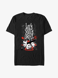 Nightmare Before Christmas Lock Shock, Fear Fest, Nightmare Before Christmas Lock, Lock Shock And Barrel, The Boogie, Graphic Tee Design, The Nightmare Before Christmas, The Nightmare, Halloween Town