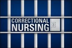 a sign that says directional nursing behind bars