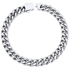 PRICES MAY VARY. ✦Men Bracelet: Sturdy construction, well-made bangle chain bracelet, great looking with fold over clasp. Chunky hiphop jewelry. ✦Size: 5mm/7mm/9mm/12mm/14mm Width, 19-23cm length, ✦Material: Sturdy 316L stainless steel, 18k real gold plated/black metal plated. Highly resisted to rust, Safe and Comfortable for Skin,100% Nickel Free, Hypoallergenic. ✦Unique Gift-- Great gifts for Father's Day, Birthday, Christmas, Holiday, Stocking Stuffer, Graduation, Groomsman, Anniversary, Vale Hiphop Jewelry, Cuban Link Bracelet, Stainless Bracelet, Musica Rock, Men Bracelet, Holiday Stocking, Style Hip Hop, Silver Chain Bracelet, Best Gifts For Men