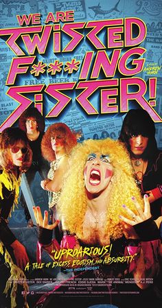 we are the twisted f ing sister on blu with an image of a blonde haired woman